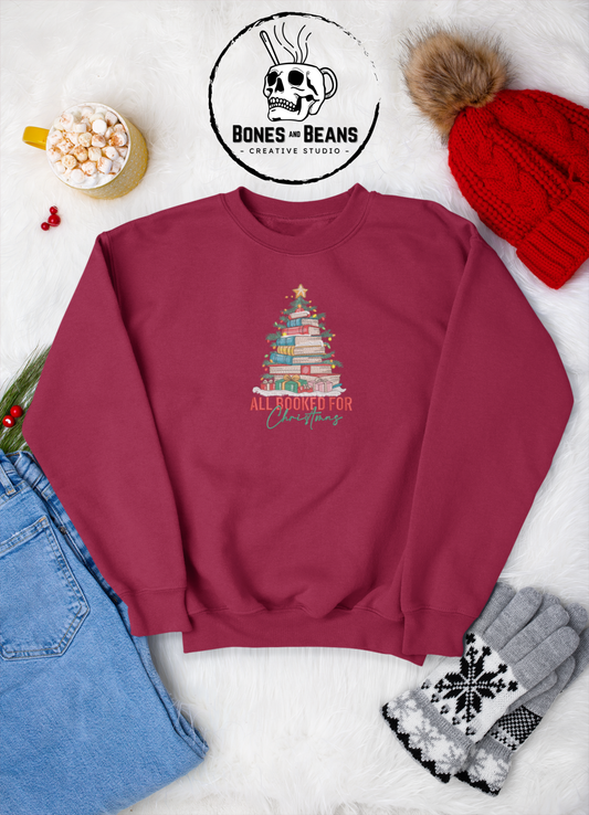 All Booked For Christmas Sweatshirt