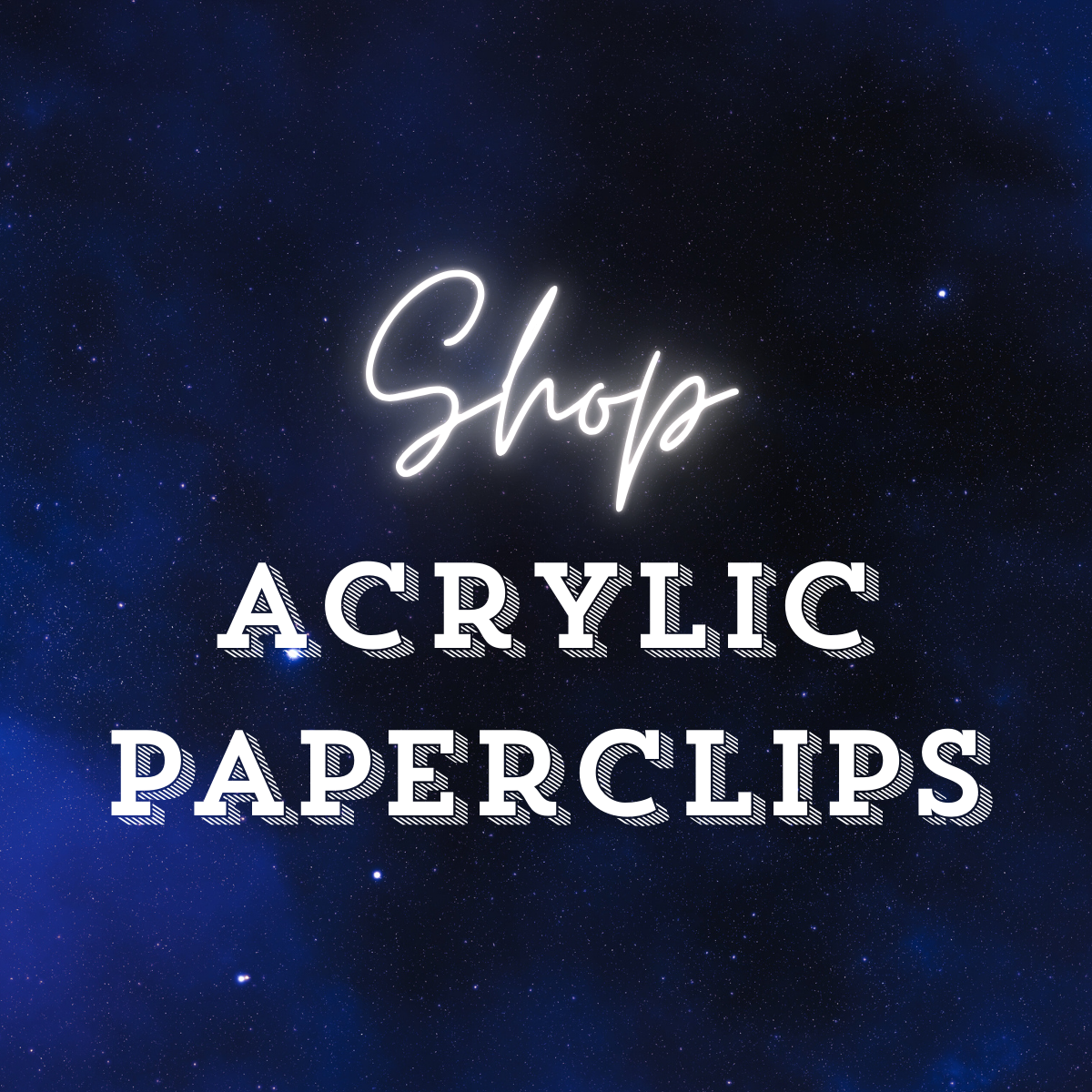 Acrylic Paperclips
