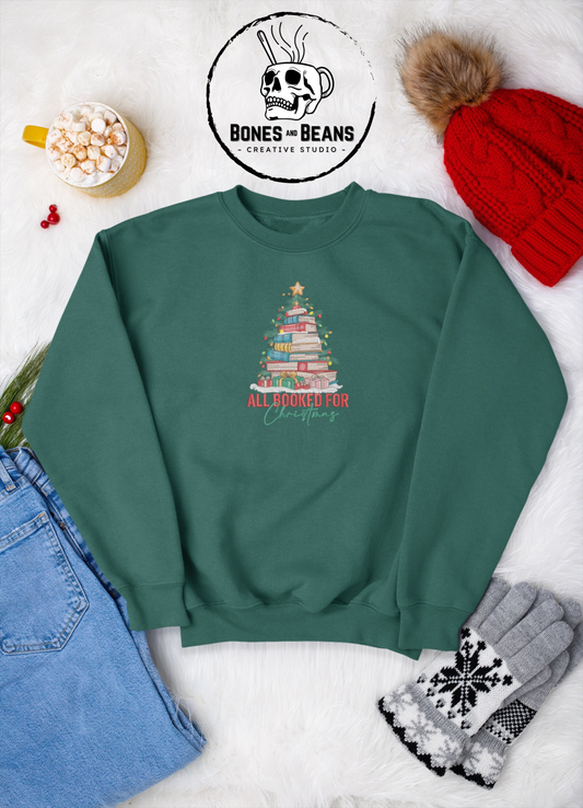 All Booked For Christmas Sweatshirt