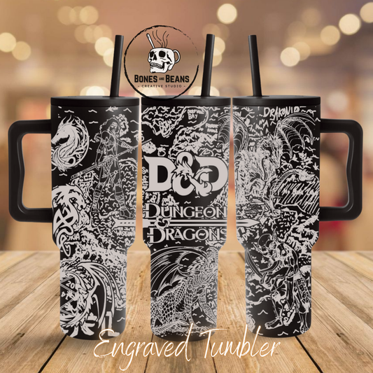 Dungeons Dragons Tumbler - 40oz