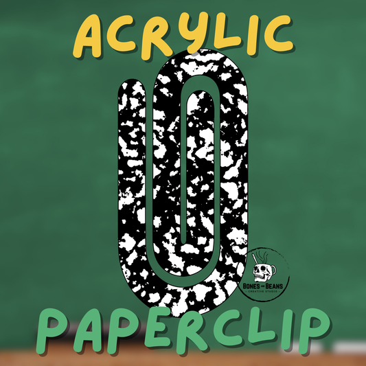 Composition Acrylic Paperclips (Set of 6)