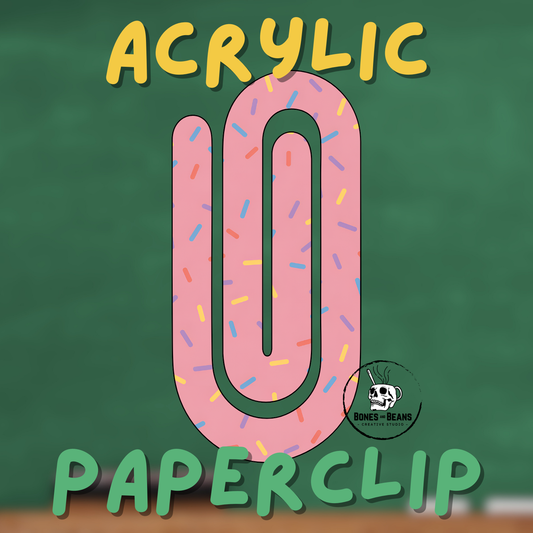 Sprinkles Acrylic Paperclips (Set of 6)