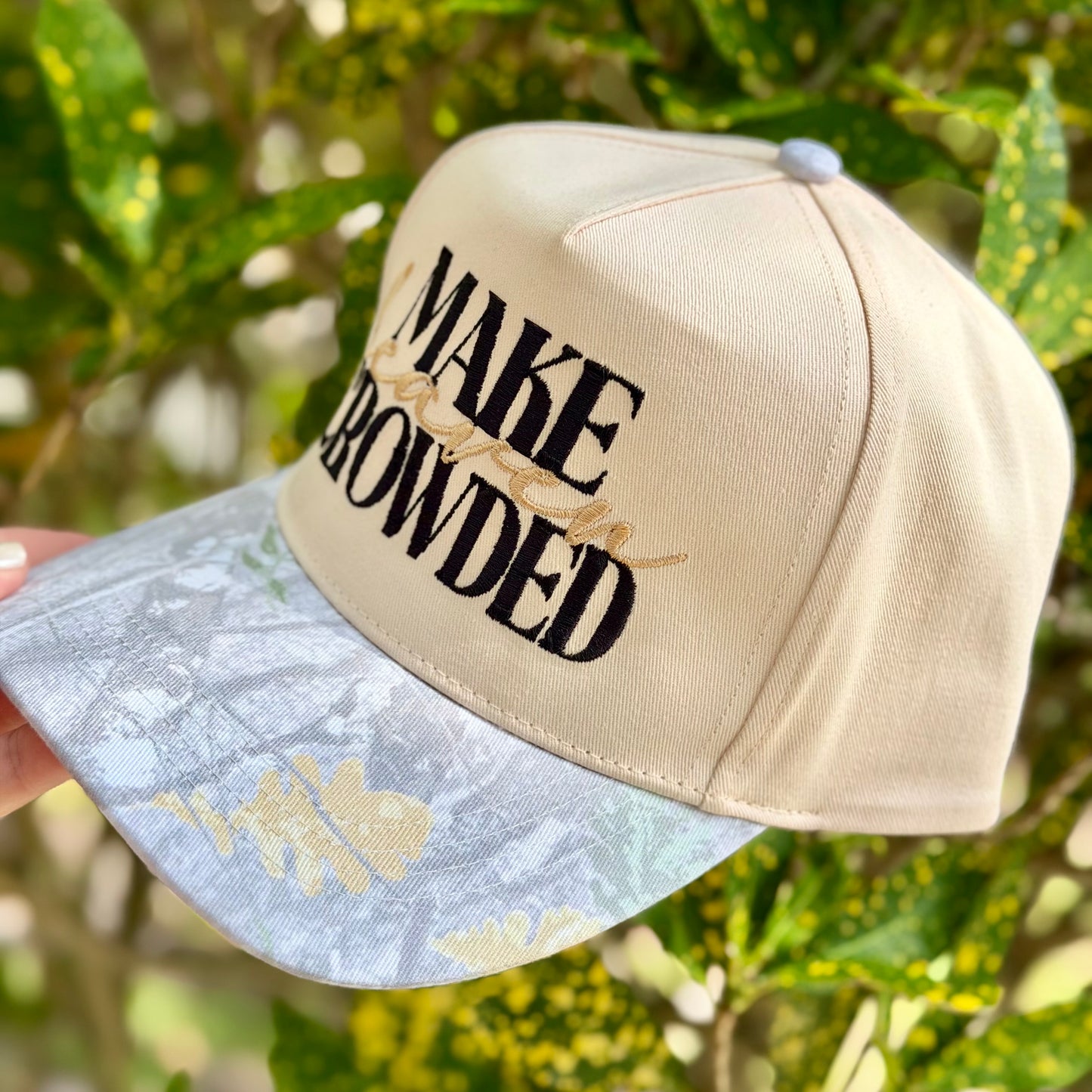 Make Heaven Crowded — Embroidered Baseball Cap