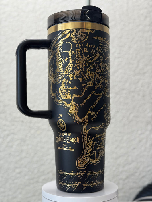 LOTR Map Tumbler 40oz