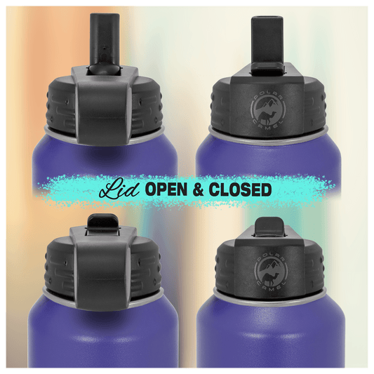 Vipers Volleyball Custom Bottles - 32oz (Purple)