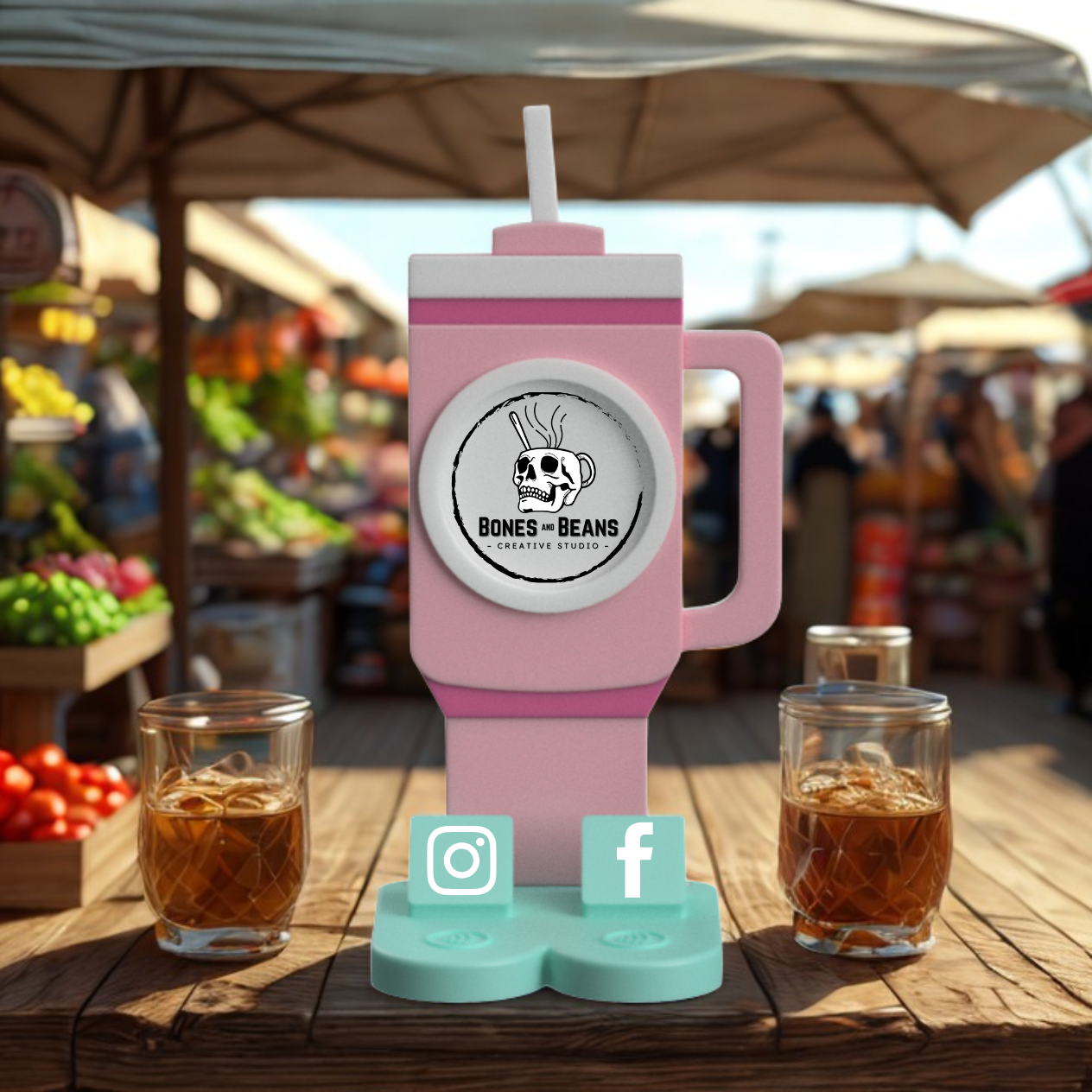 Tumbler Vendor Display