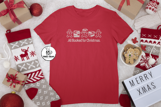 Booked For Christmas T-Shirt