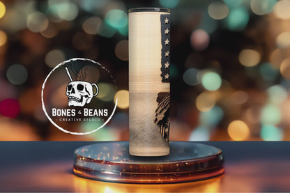 Proud Military Flag Tumbler - 20oz