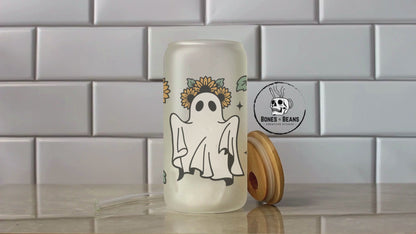 Sunflower Ghost Cup - 16 oz